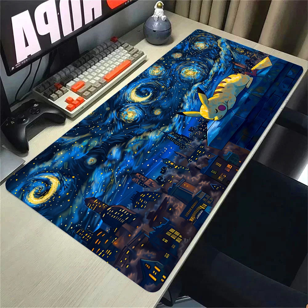 Pikachu Gaming Mouse Pad – Large Non-Slip Rubber Desk Mat