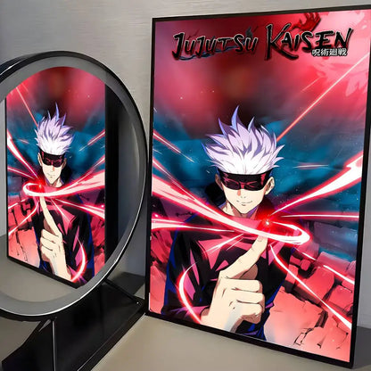 The Sorcerer's Collection: High-Definition Gojo Satoru Canvas Art