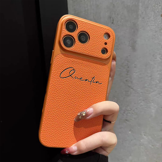 The Signature Series: Custom Leather-Textured Case