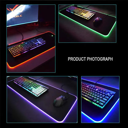 NTE Edition: RGB Extended Gaming Desk Mat with Custom LED Lighting