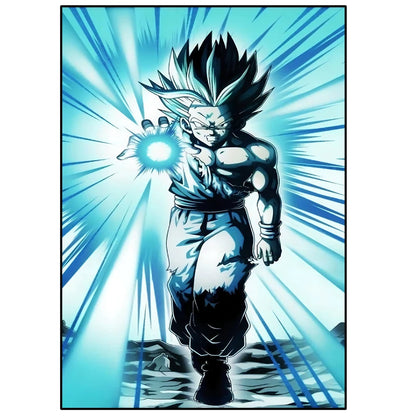 Dragon Ball Anime Poster – Goku, Vegeta & More | Canvas Wall Art