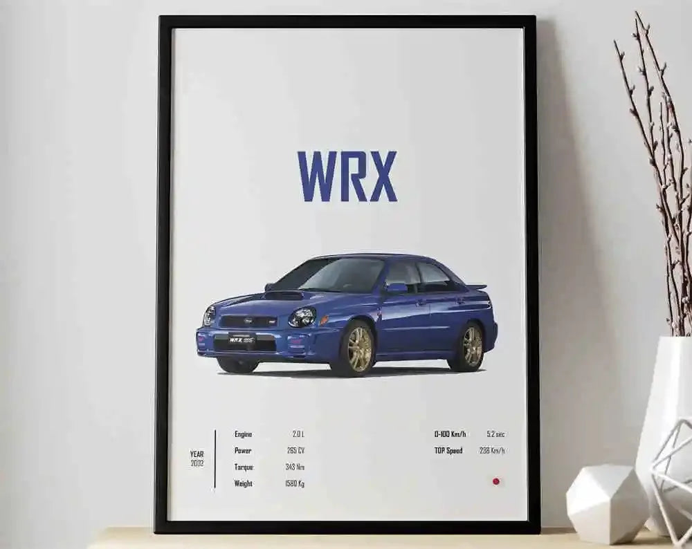 The JDM Legends Collection: Retro Supercar Canvas Art