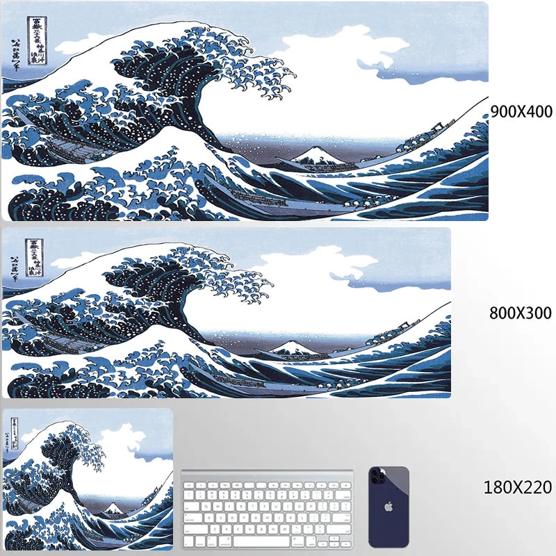 Great Wave Art XXL Gaming Mouse Pad
