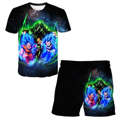 Dragon Ball Goku Cosplay T-Shirt & Shorts Set
