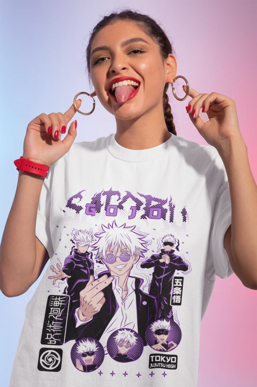 Satoru Gojo Jujutsu Kaisen Anime T-Shirt