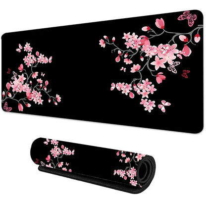 Sakura Scenery Mouse Pad – Cherry Blossom & Landscape Gaming Desk Mat