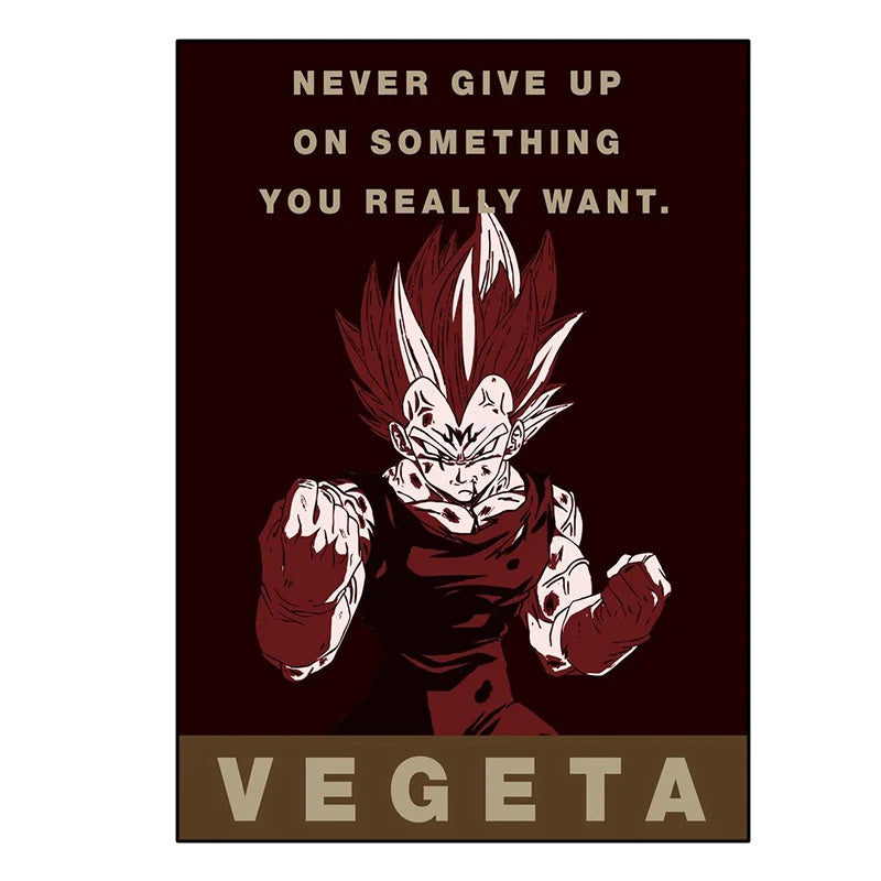 Dragon Ball Z Anime Posters – Goku, Vegeta, Broly & More