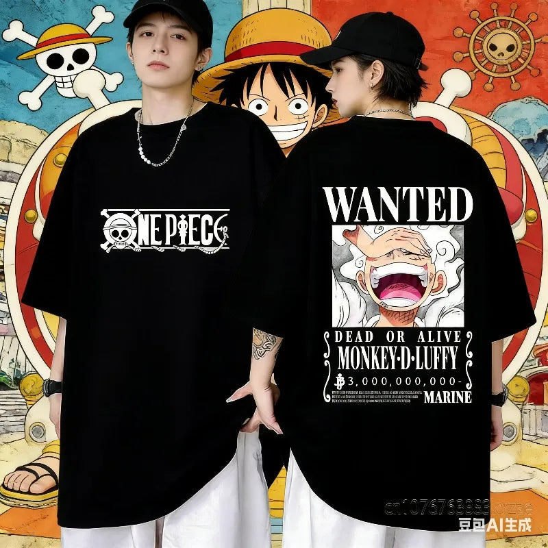 One Piece Anime T-Shirt – Luffy Graphic Tee