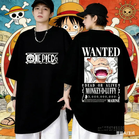 One Piece Anime T-Shirt – Luffy Graphic Tee