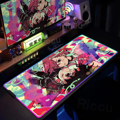 Gaming RGB: Anime Dandadan Keyboard Carpet