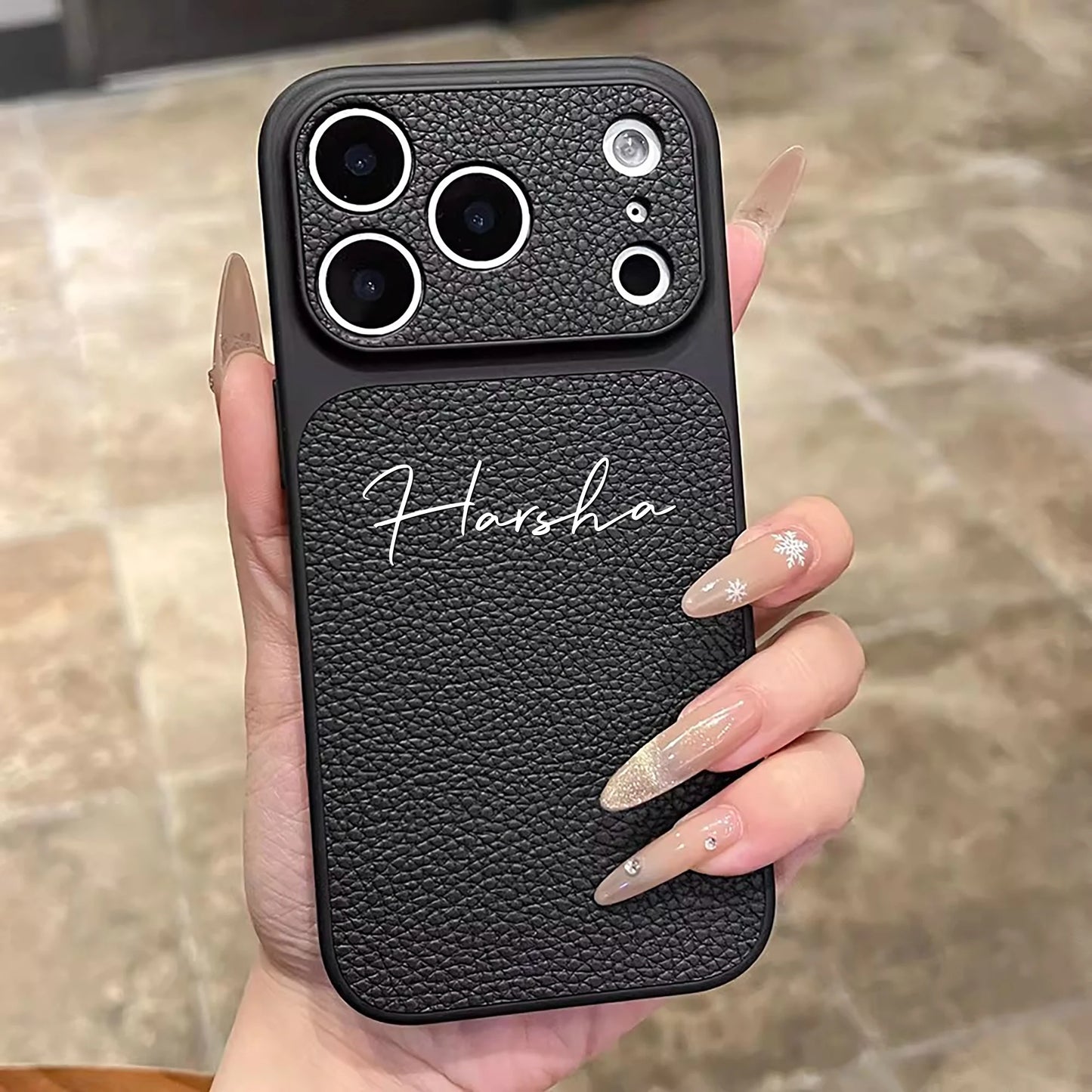 The Signature Series: Custom Leather-Textured Case