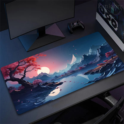Landscape Mountain Sunset XXL Gaming Mouse Pad