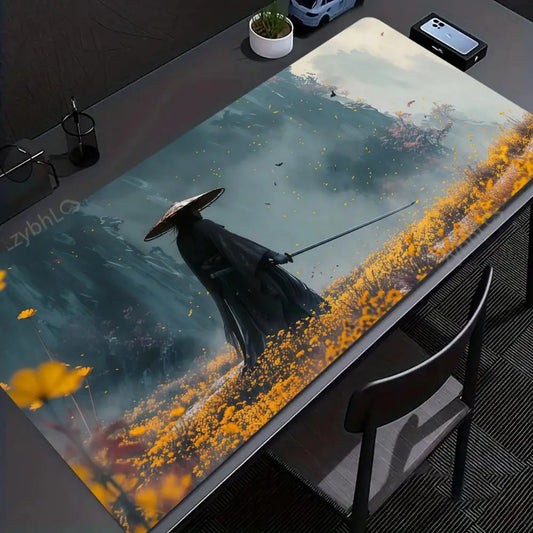 Samurai Warrior XXL Gaming Mouse Pad – Non-Slip Desk Mat