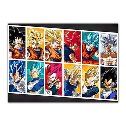 Dragon Ball All Characters Canvas Poster