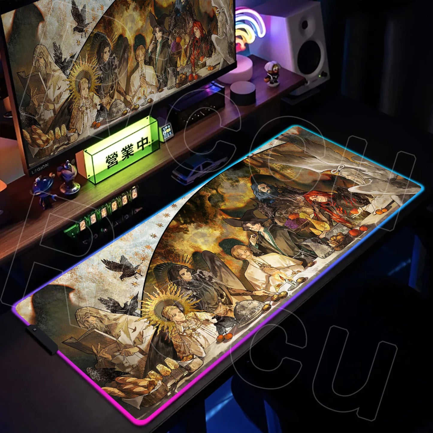 RGB XXL LED Gaming Mouse Pad – Multi-Color Desk Mat