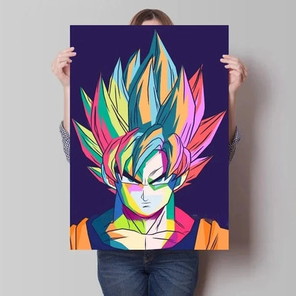 Dragon Ball Anime Poster – Super Saiyan Wall Art