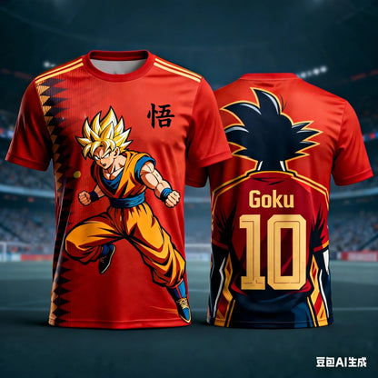 Dragon Ball Retro 3D Fitness T-Shirt – Unisex & Kids