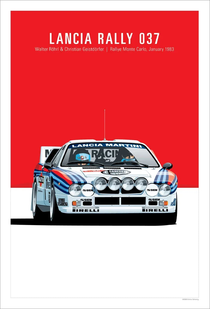 The Heritage Garage Series: Retro Racing GTR Canvas Art