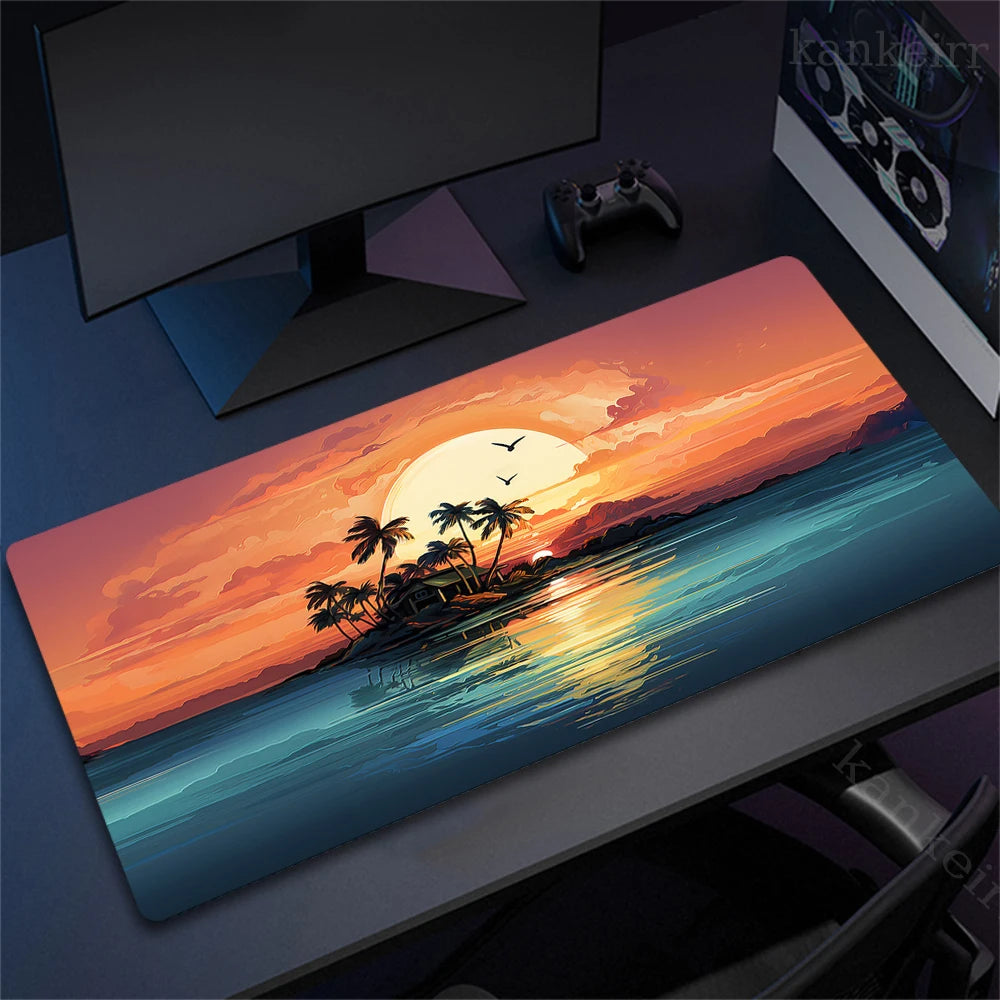 Landscape Mountain Sunset XXL Gaming Mouse Pad