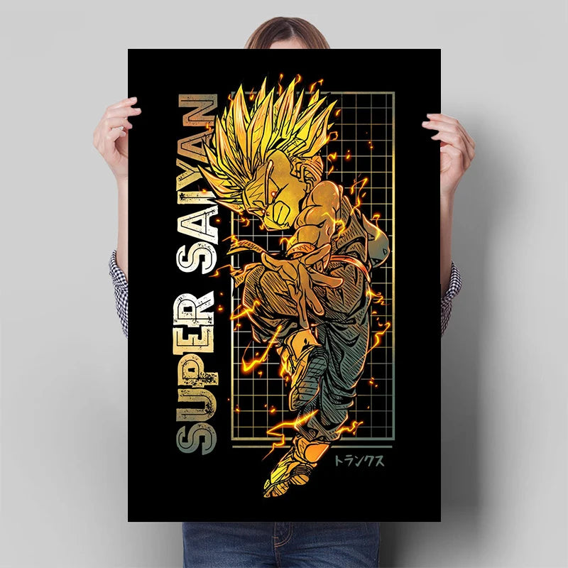 Dragon Ball Z Anime Poster – Canvas Wall Art