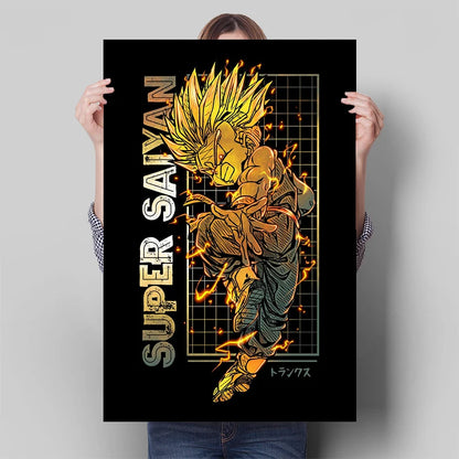 Dragon Ball Z Anime Poster – Canvas Wall Art