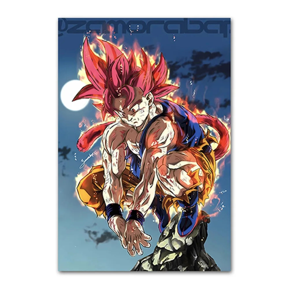 Dragon Ball All Characters Canvas Poster