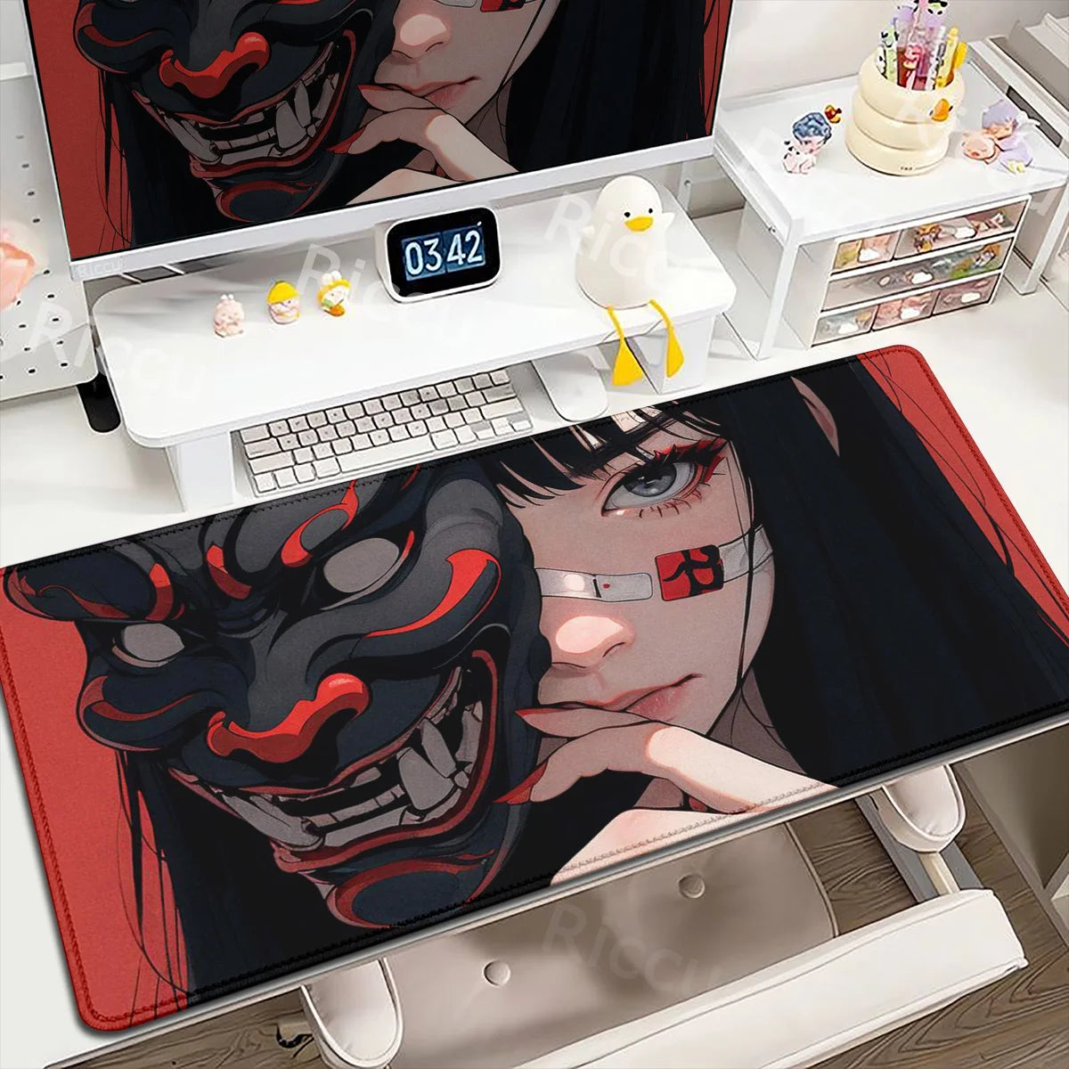 The Oni Ronin Collection: Premium Extra-Large Samurai Anime Gaming Desk Mat