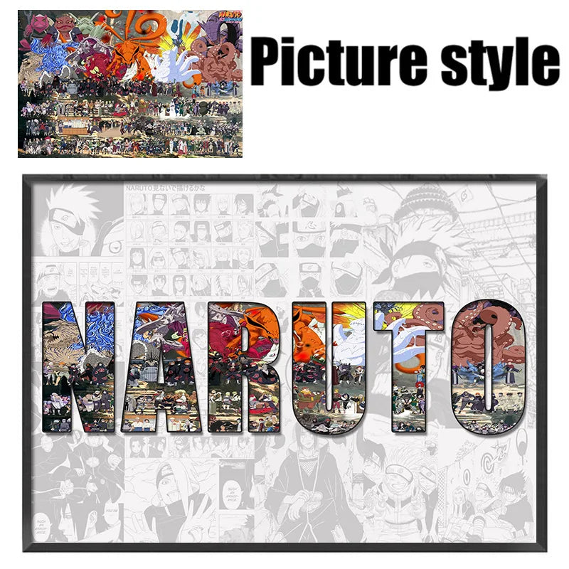 Anime Kakashi & Itachi Canvas Poster
