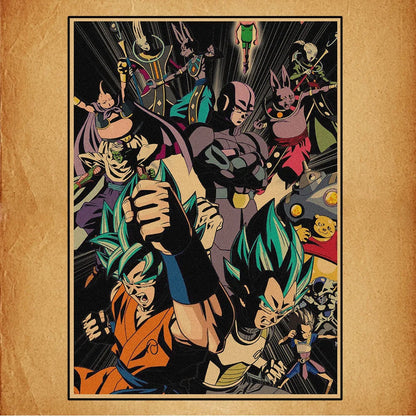 Dragon Ball Canvas Wall Art Poster
