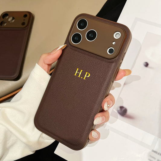 The Signature Series: Gold Foil Stamped Leather Case