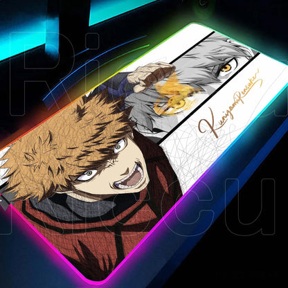 RGB Gaming Mouse Pad with LED Lighting – Large Desk Mat for PC & Keyboard