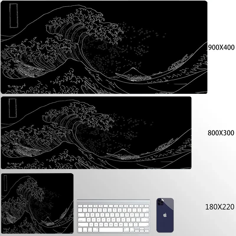 Great Wave Art XXL Gaming Mouse Pad