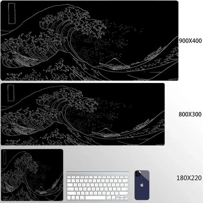 Great Wave Art XXL Gaming Mouse Pad