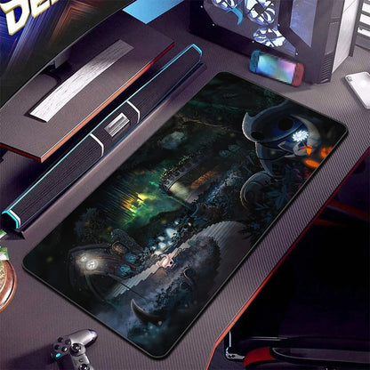 Anime Art Gaming Mouse Pad – Anti-Slip, Waterproof & Stitched Edges