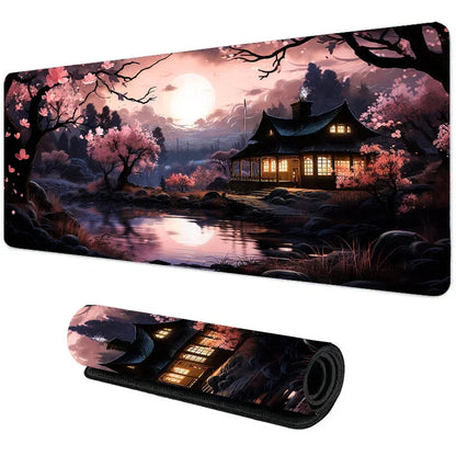 Night Moonlight Gaming Mouse Pad – Multi-Style XXL Desk Mat