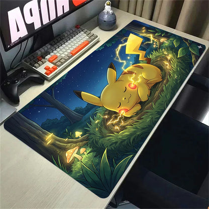 Pikachu Gaming Mouse Pad – Large Non-Slip Rubber Desk Mat