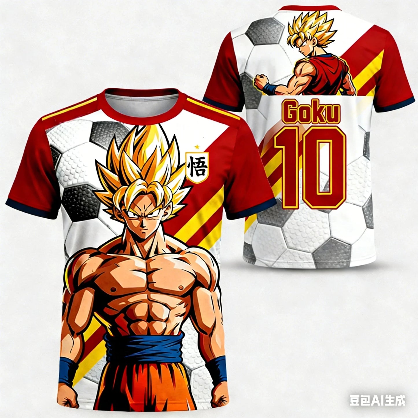 Dragon Ball Retro 3D Fitness T-Shirt – Unisex & Kids