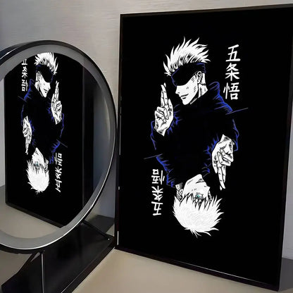 The Sorcerer's Collection: High-Definition Gojo Satoru Canvas Art