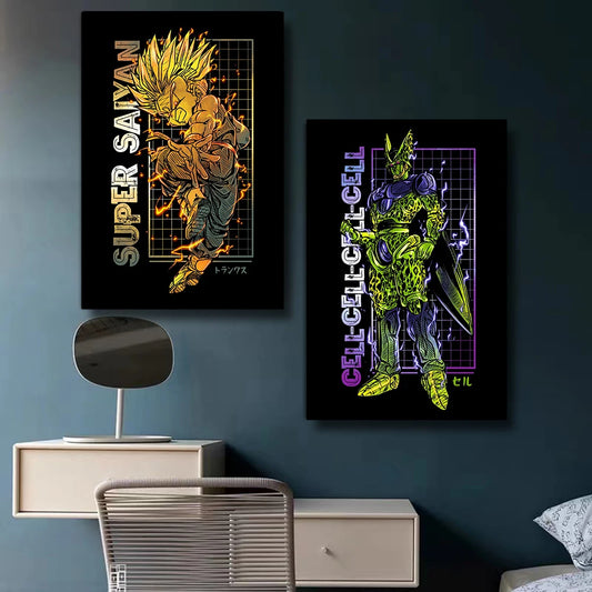 Dragon Ball Z Anime Poster – Canvas Wall Art