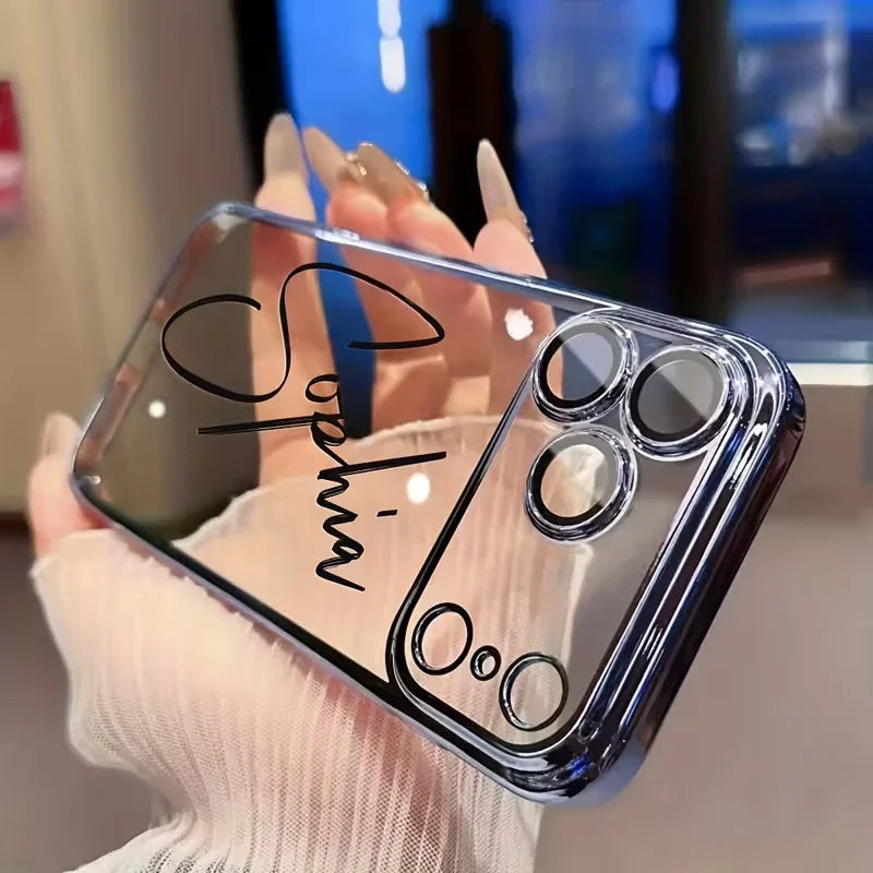 The Monogram Series: Custom Plated Transparent Case