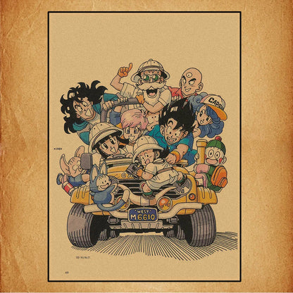 Dragon Ball Canvas Wall Art Poster