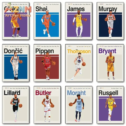 The Champion's Legacy: Premium Basketball Canvas Art