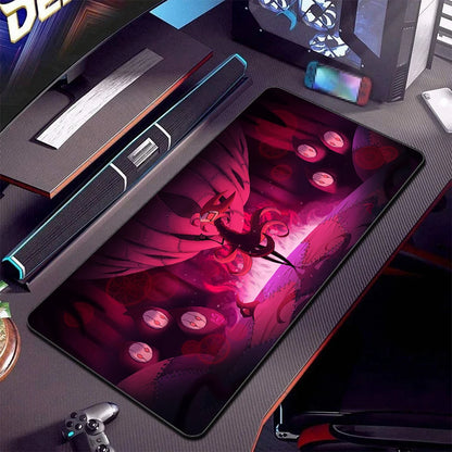 Anime Art Gaming Mouse Pad – Anti-Slip, Waterproof & Stitched Edges