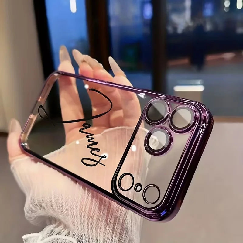 The Monogram Series: Custom Plated Transparent Case