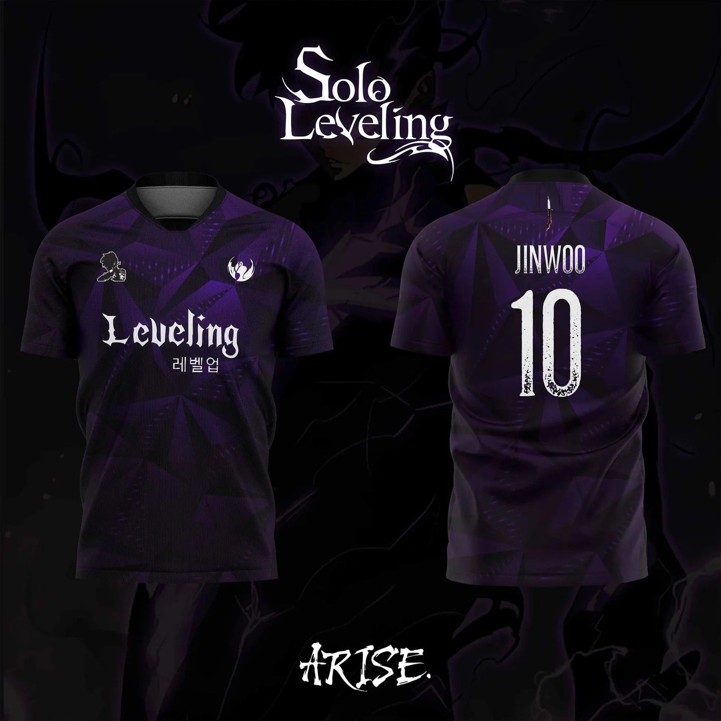 Solo Leveling Sung Jinwoo #10 Anime Jersey