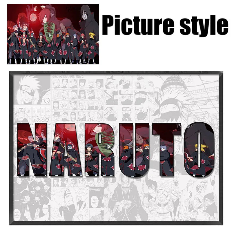 Anime Kakashi & Itachi Canvas Poster