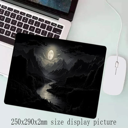 Night Moonlight Gaming Mouse Pad – Multi-Style XXL Desk Mat