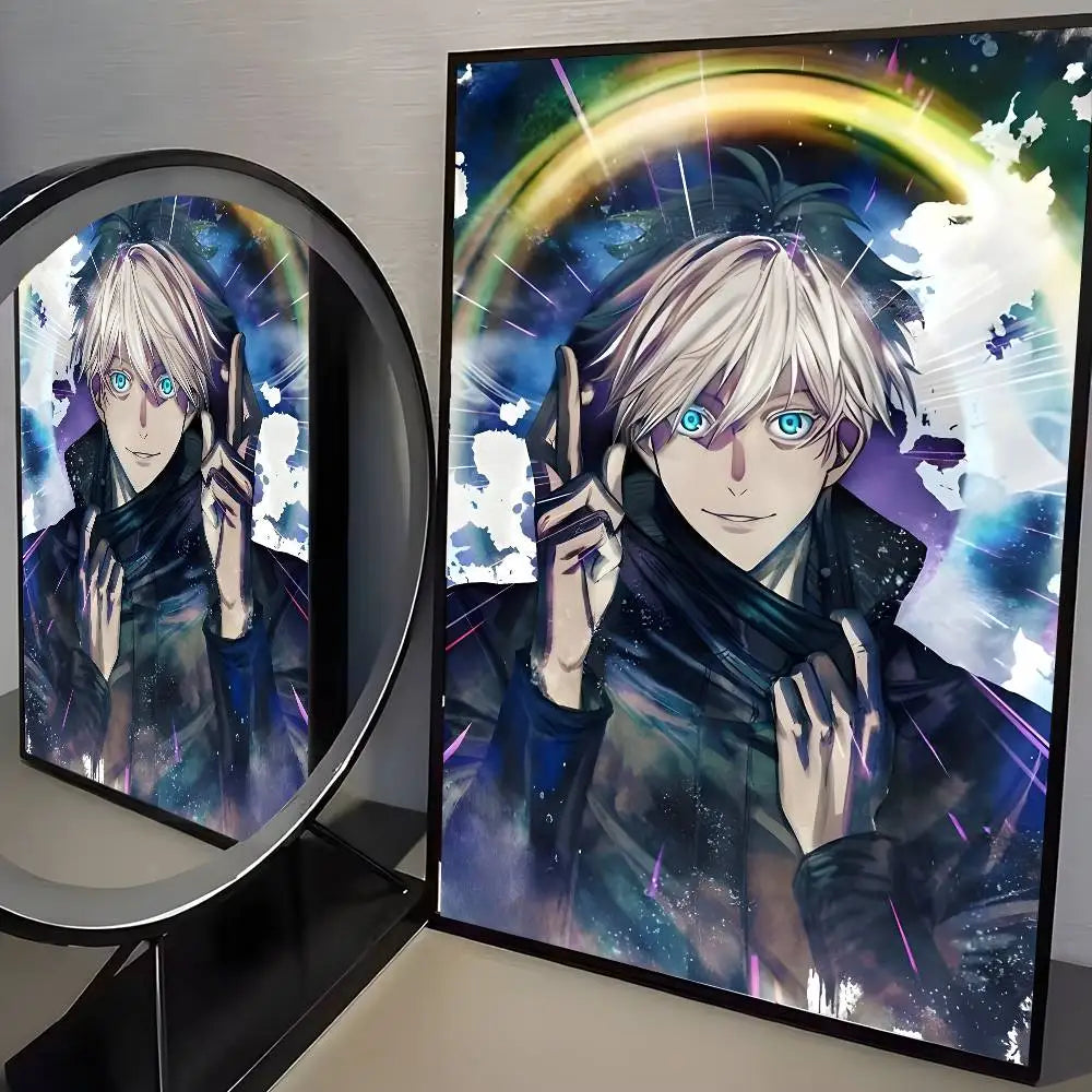 The Sorcerer's Collection: High-Definition Gojo Satoru Canvas Art