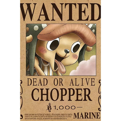 One Piece Anime Canvas Poster – Luffy & Zoro Wall Art