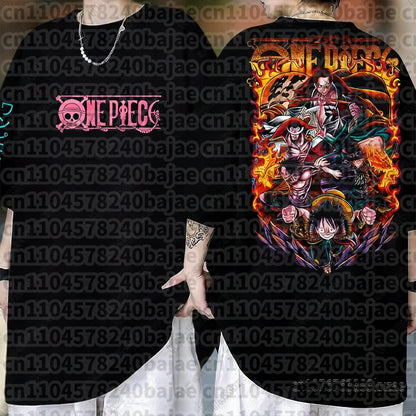 One Piece Anime T-Shirt – Luffy Graphic Tee
